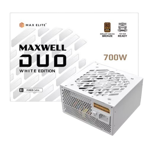 맥스엘리트 MAXWELL DUO 700W 80PLUS브론즈 플랫 화이트